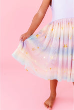 Load image into Gallery viewer, Bamboo Tulle Dress - Rainbow Ombre Twinkle - littlelightcollective