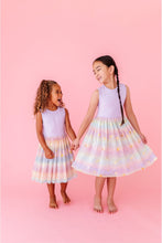 Load image into Gallery viewer, Bamboo Tulle Dress - Rainbow Ombre Twinkle - littlelightcollective