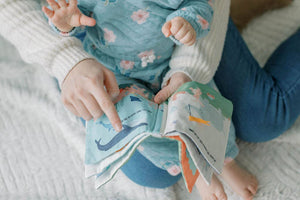 In His Image Fabric Baby Book - littlelightcollective
