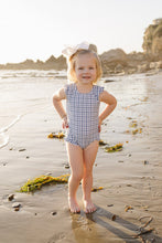 Load image into Gallery viewer, Light Blue Gingham One-Piece