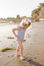 Load image into Gallery viewer, Light Blue Gingham One-Piece