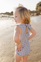 Load image into Gallery viewer, Light Blue Gingham One-Piece