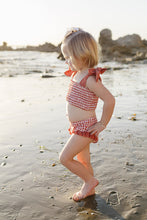 Load image into Gallery viewer, Gingham Ruched Bikini Set