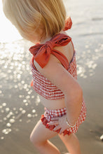 Load image into Gallery viewer, Gingham Ruched Bikini Set