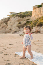 Load image into Gallery viewer, Block Print Floral One Piece Swimsuit