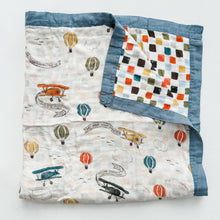 Load image into Gallery viewer, Scripture Planes Luxury Double Sided Muslin Catholic Blanket