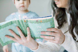 In His Image Fabric Baby Book - littlelightcollective