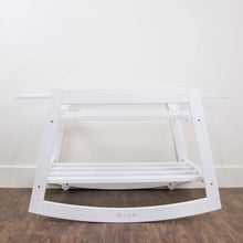 Load image into Gallery viewer, Classic Rocking Moses Bassinet Stand With Brake - White