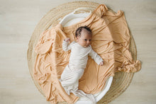 Load image into Gallery viewer, Natural Bamboo Knotted Gown: 0-3 Months