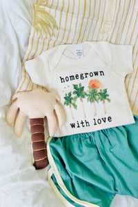 Homegrown with Love Organic One Piece Bodysuit