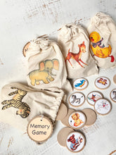 Load image into Gallery viewer, Handmade Retro Vintage Animal Matching Game - littlelightcollective