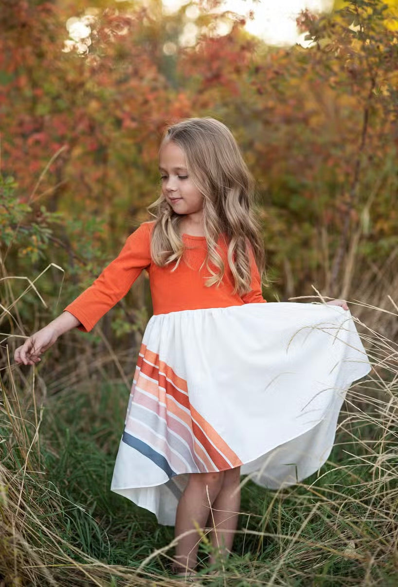 rainbow orange dress Orange Halter Dresses