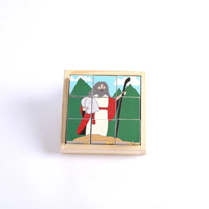 Puzzle Bible History 6 Wood Blocks - littlelightcollective