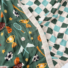 Load image into Gallery viewer, Team Jesus Sports Luxury Double Sided Muslin Christian Blanket