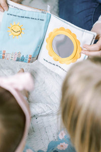 In His Image Fabric Baby Book - littlelightcollective