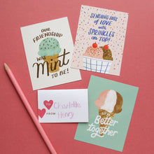 Load image into Gallery viewer, Ice Cream Kids Mini Valentines - littlelightcollective