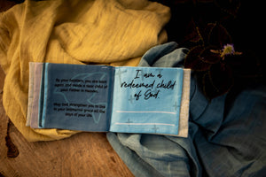 I am Baptized into Christ cloth baby book - littlelightcollective