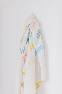 Psalm 139 Muslin Baby Blanket - littlelightcollective
