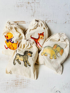 Handmade Retro Vintage Animal Matching Game - littlelightcollective