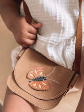 Load image into Gallery viewer, Sahara Butterfly Critters Leather Purse Toddler &amp; Kids - littlelightcollective