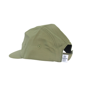 Waterproof Five-Panel Hat in Moss: Size 2 - littlelightcollective