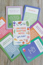 Load image into Gallery viewer, Lunchbox Truth Scripture Notecards for Kids