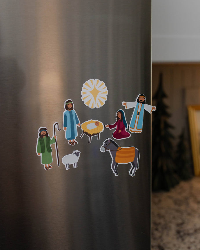 Nativity Scene Magnets - littlelightcollective
