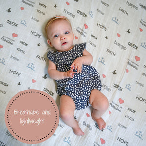 All Things Possible Baby Swaddle Blanket - littlelightcollective