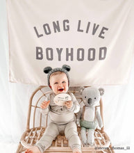 Load image into Gallery viewer, Long Live Boyhood Banner: Mini: 13x17" - littlelightcollective