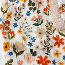 Load image into Gallery viewer, Esther 4:14 Luxury Double Sided Muslin Catholic Blanket