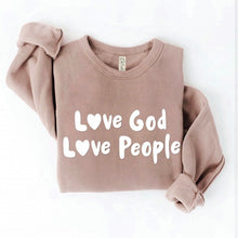Load image into Gallery viewer, Pre-Order Love God Love People Women’s Sweatshirt