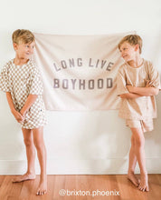Load image into Gallery viewer, Long Live Boyhood Banner: Mini: 13x17" - littlelightcollective