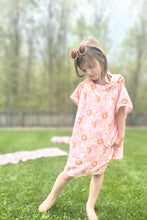 Load image into Gallery viewer, Blush Meadow Toddler &amp; Kids Hooded Towel Pool Poncho - littlelightcollective