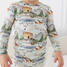 Load image into Gallery viewer, Noah's Ark Long Sleeve Pajamas: 2T - littlelightcollective