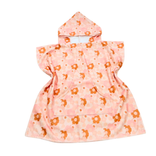 Load image into Gallery viewer, Blush Meadow Toddler &amp; Kids Hooded Towel Pool Poncho - littlelightcollective