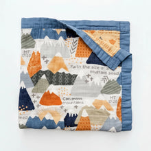Load image into Gallery viewer, Reversible Muslin Blanket - Mustard Seed Faith - littlelightcollective