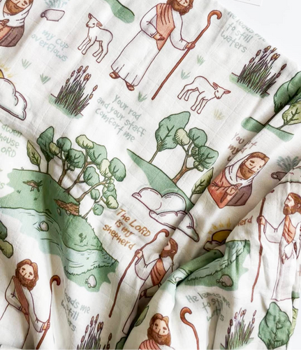 The Good Shepherd Deluxe Swaddle Blanket
