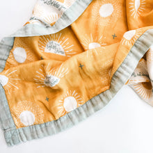 Load image into Gallery viewer, Reversible Muslin Blanket - Let Your Light Shine - littlelightcollective