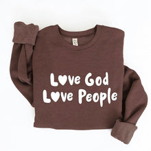 Load image into Gallery viewer, Pre-Order Love God Love People Women’s Sweatshirt