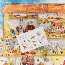 Load image into Gallery viewer, Noah&#39;s Ark Seek and Find Playsilk - littlelightcollective