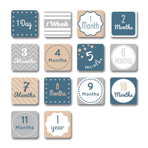 Baby's 1st Year Swaddle & Milestone Cards - Move Mountains - littlelightcollective