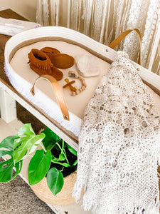 Coastfully Yours Orgininal Cotton Rope Baby Changing Basket - littlelightcollective