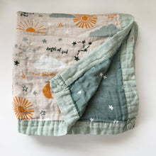 Load image into Gallery viewer, Guardian Angel Luxury Double Sided Muslin Catholic Blanket