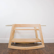 Load image into Gallery viewer, Classic Rocking Moses Bassinet Stand With Brake- Natural