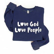 Load image into Gallery viewer, Pre-Order Love God Love People Women’s Sweatshirt