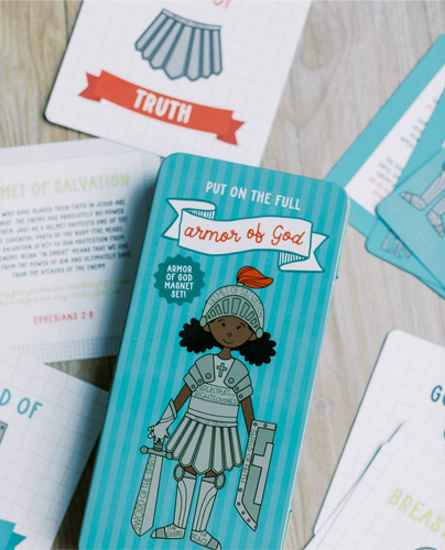 Armor of God Dress-Me Magnetic Tin - littlelightcollective