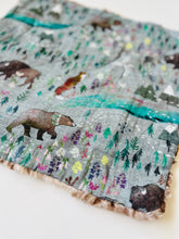 Load image into Gallery viewer, Watercolor Bison Lovey Blanket