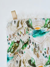 Load image into Gallery viewer, Watercolor Mountains Lovey Blanket