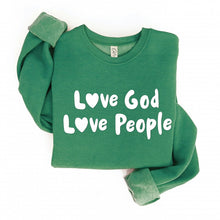 Load image into Gallery viewer, Pre-Order Love God Love People Women’s Sweatshirt