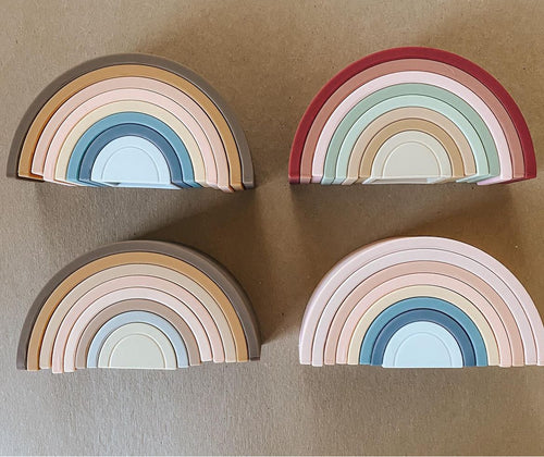 Rainbow Silicone Stacker- ⋒